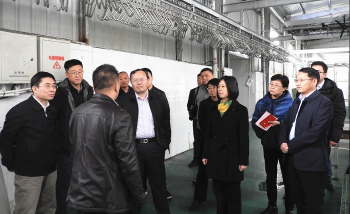 08 图为国家药典委员会一行调研临泉县诚聚食品有限公司。（记者 蒋守福 摄）.JPG