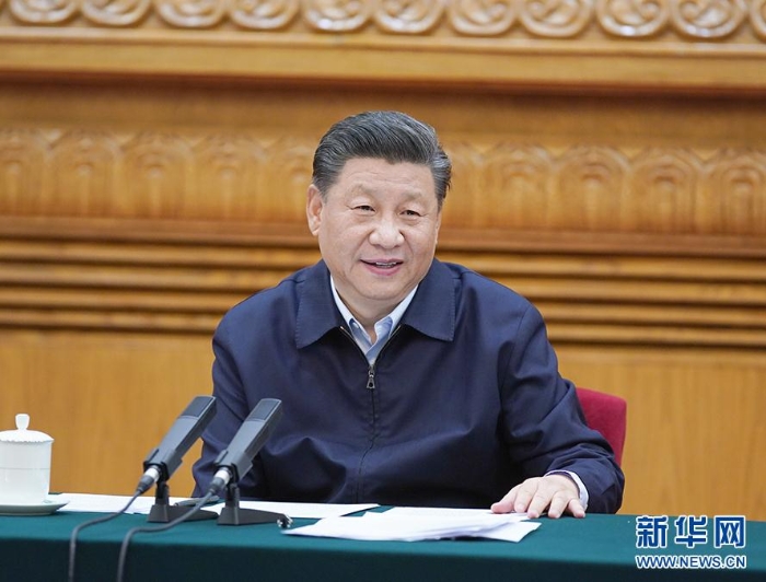 6月2日，中共中央总书记、国家主席、中央军委主席习近平在北京主持召开专家学者座谈会并发表重要讲话。 新华社记者 李学仁 摄