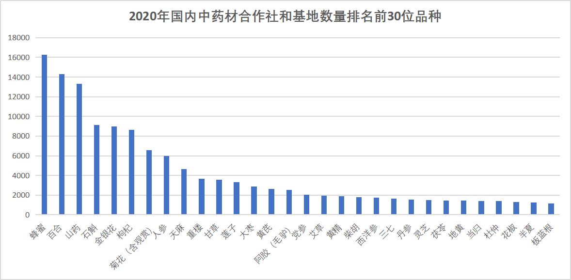 图5  2020年国内种植热点品种前30位